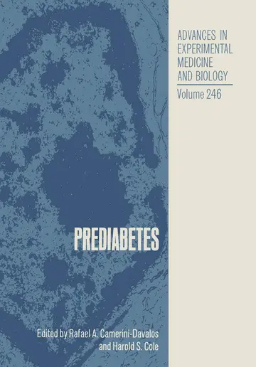 Cover of Prediabetes