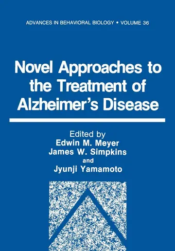 Cover of Novel Approaches to the Treatment of Alzheimer's Disease