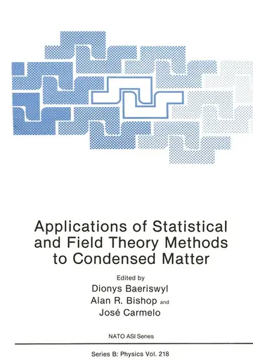 Cover of Applications of Statistical and Field Theory Methods to Condensed Matter