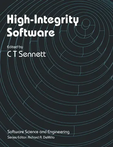 Cover of High-integrity Software