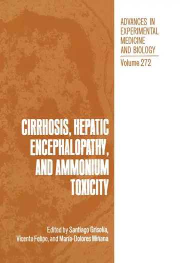 Cover of Cirrhosis, Hepatic Encephalopathy, and Ammonium Toxicity