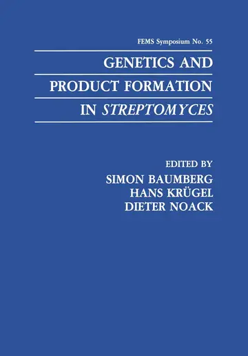 Cover of Genetics and Product Formation in Streptomyces