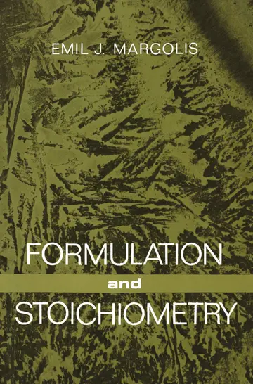 Cover of Formulation and Stoichiometry