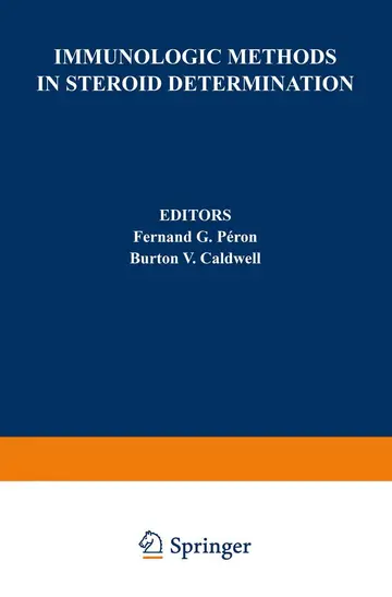 Cover of Immunologic Methods in Steroid Determination