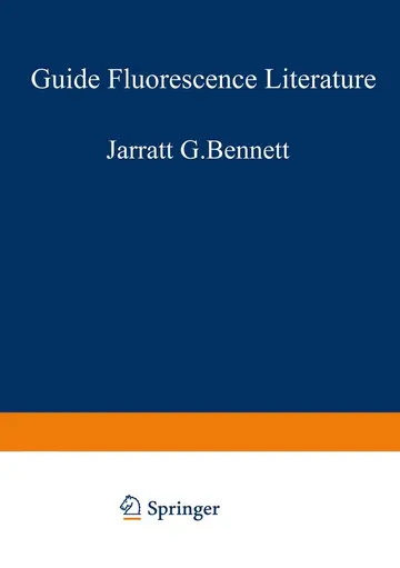Cover of Guide to Fluorescence Literature