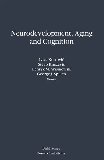 Cover of Neurodevelopment, Aging and Cognition