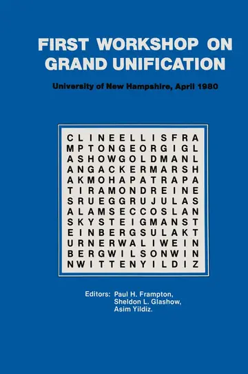 Cover of First Workshop on Grand Unification