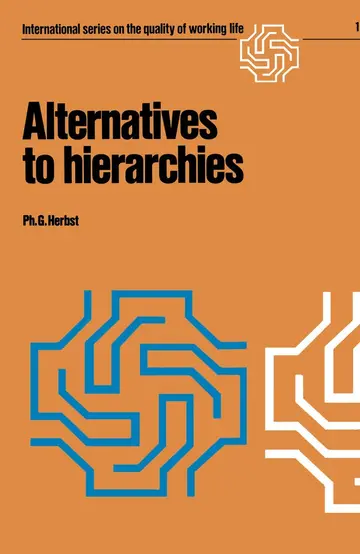 Cover of Alternatives to hierarchies
