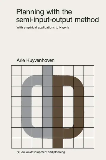 Cover of Planning with the semi-input-output method