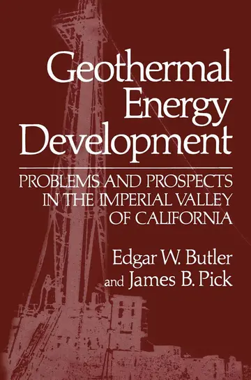 Cover of Geothermal Energy Development