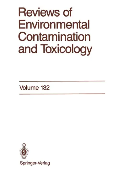 Cover of Reviews of Environmental Contamination and Toxicology