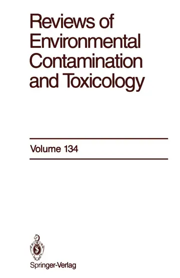 Cover of Reviews of Environmental Contamination and Toxicology