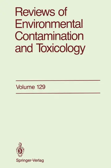Cover of Reviews of Environmental Contamination and Toxicology