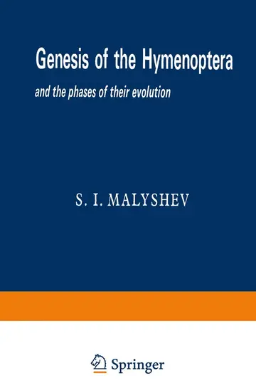 Cover of Genesis of the Hymenoptera and the phases of their evolution