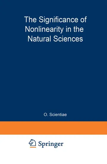 Cover of The Significance of Nonlinearity in the Natural Sciences