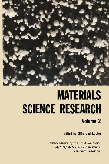 Cover of Materials Science Research