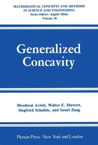 Cover of Generalized Concavity