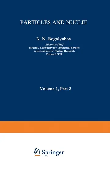 Cover of Particles and Nuclei