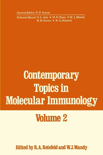Cover of Contemporary Topics in Molecular Immunology