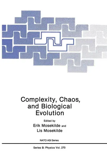 Cover of Complexity, Chaos, and Biological Evolution