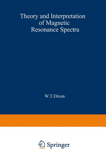 Cover of Theory and Interpretation of Magnetic Resonance Spectra