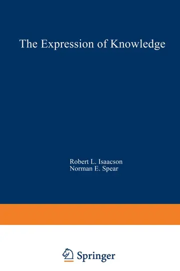 Cover of The Expression of Knowledge