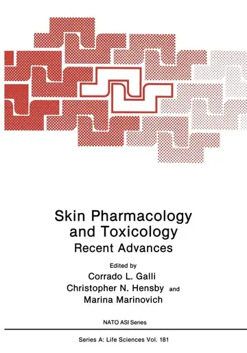 Cover of Skin Pharmacology and Toxicology