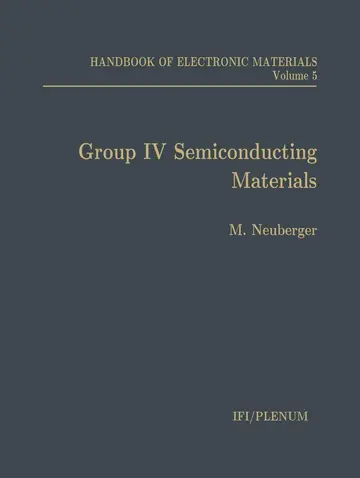 Cover of Handbook of Electronic Materials