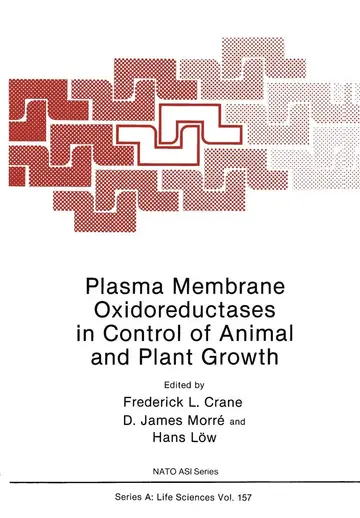 Cover of Plasma Membrane Oxidoreductases in Control of Animal and Plant Growth