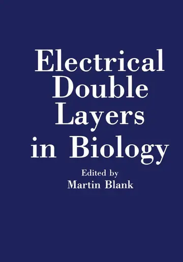 Cover of Electrical Double Layers in Biology