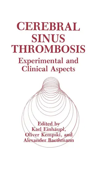 Cover of Cerebral Sinus Thrombosis