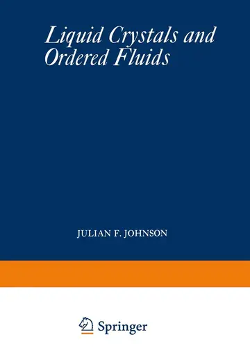 Cover of Liquid Crystals and Ordered Fluids