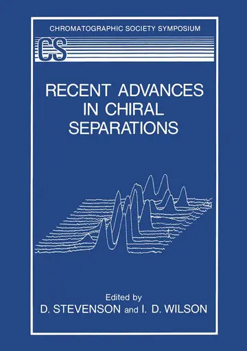 Cover of Recent Advances in Chiral Separations