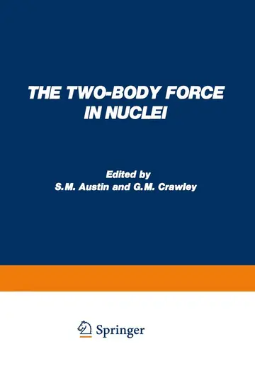 Cover of The Two-Body Force in Nuclei