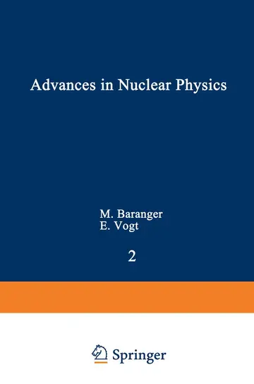 Cover of Advances in Nuclear Physics