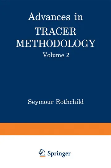 Cover of Advances in Tracer Methodology