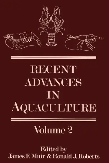 Cover of Recent Advances in Aquaculture