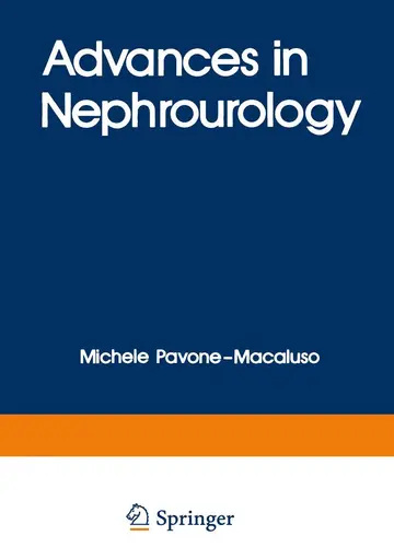 Cover of Advances in Nephrourology