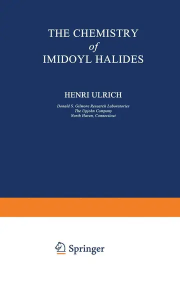 Cover of The Chemistry of Imidoyl Halides