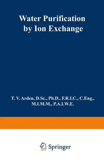 Cover of Water Purification by Ion Exchange