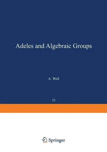 Cover of Adeles and Algebraic Groups