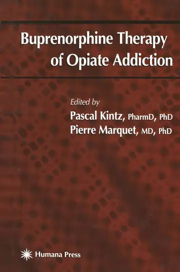 Cover of Buprenorphine Therapy of Opiate Addiction