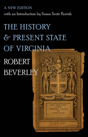 Cover of The History and Present State of Virginia