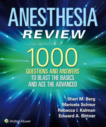 Cover of Lippincott’s Anesthesia Review