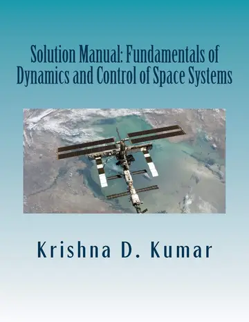 Cover of Fundamentals of Dynamics and Control of Space Systems