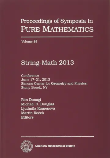 Cover of String-Math 2013