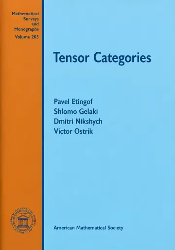 Cover of Tensor Categories