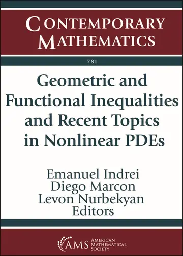 Cover of Geometric and Functional Inequalities and Recent Topics in Nonlinear PDEs