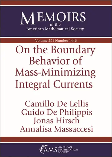 Cover of On the Boundary Behavior of Mass-minimizing Integral Currents