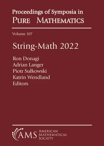 Cover of String-Math 2022